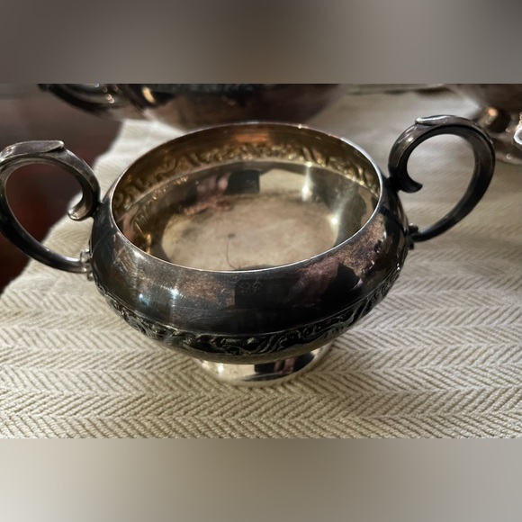 Vintage Silver Plated Coronet 4pc Coffee/Tea Set - Picture 7 of 16